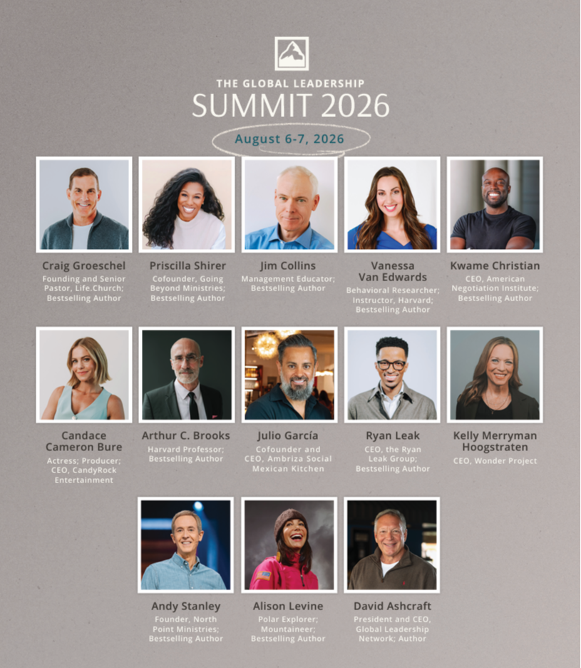 Global Leadership Summit Speakers
